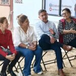 Homero Davis acompaña a Cristina Contreras en la inauguración de su oficina de enlace en Baja California Sur